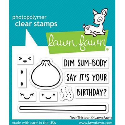 Lawn Fawn Clear Stamps -Year Thirteen